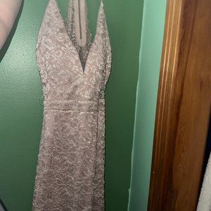 Emerald Sundae Juniors' Zip-Back Lace Bodycon Dress